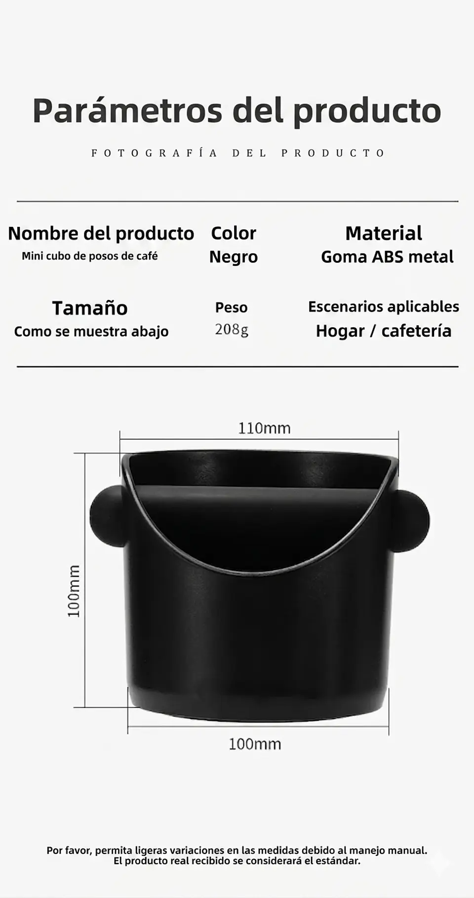 Knock Box Mini: El Contenedor de Posos de Café Esencial para tu Barista en Casa 4