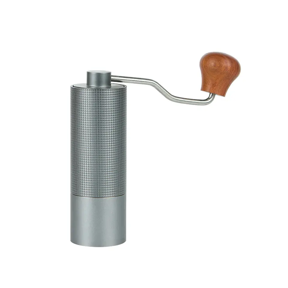 Professional Manual Coffee Grinder Upgrade All-metal Body  Anti-slip Design Portable Grinder Burr Inside 10