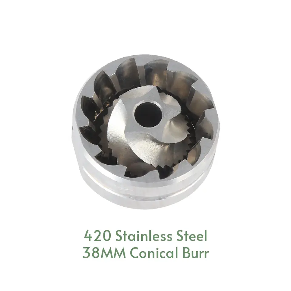 Professional Manual Coffee Grinder Upgrade All-metal Body  Anti-slip Design Portable Grinder Burr Inside 21