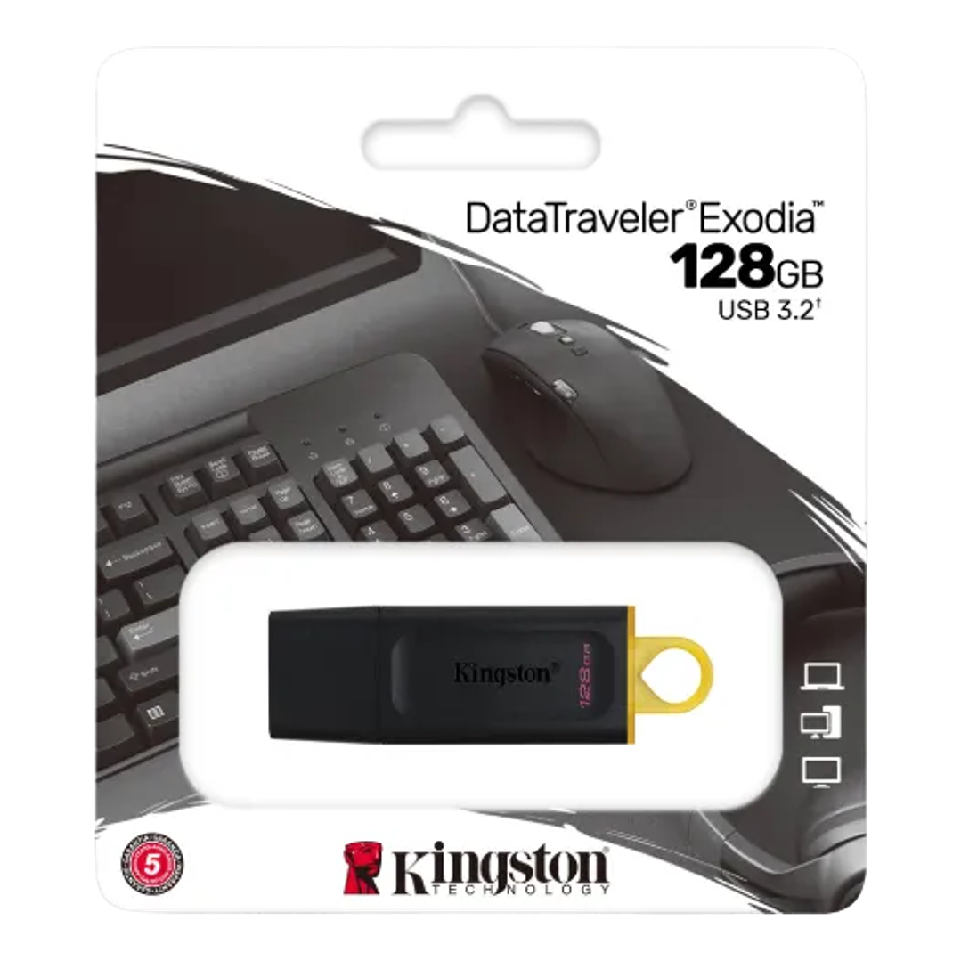 Kingston DataTraveler Exodia 128GB – Memoria USB 3.2 Gen 1 1