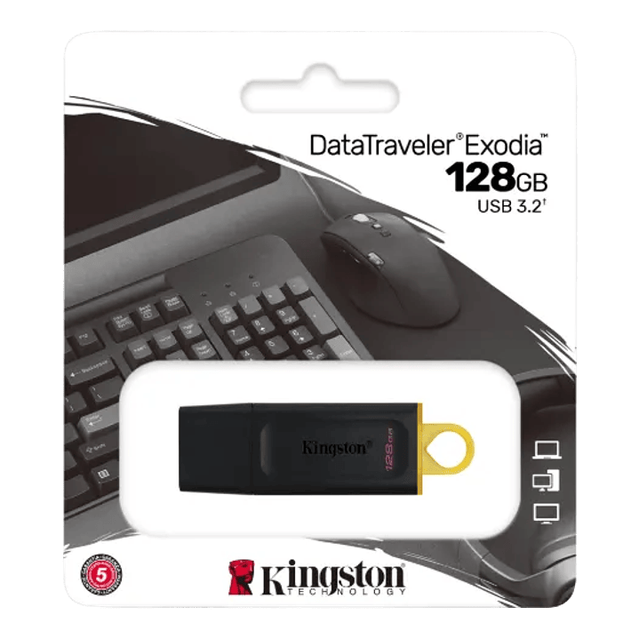 Kingston DataTraveler Exodia 128GB – Memoria USB 3.2 Gen 1 1