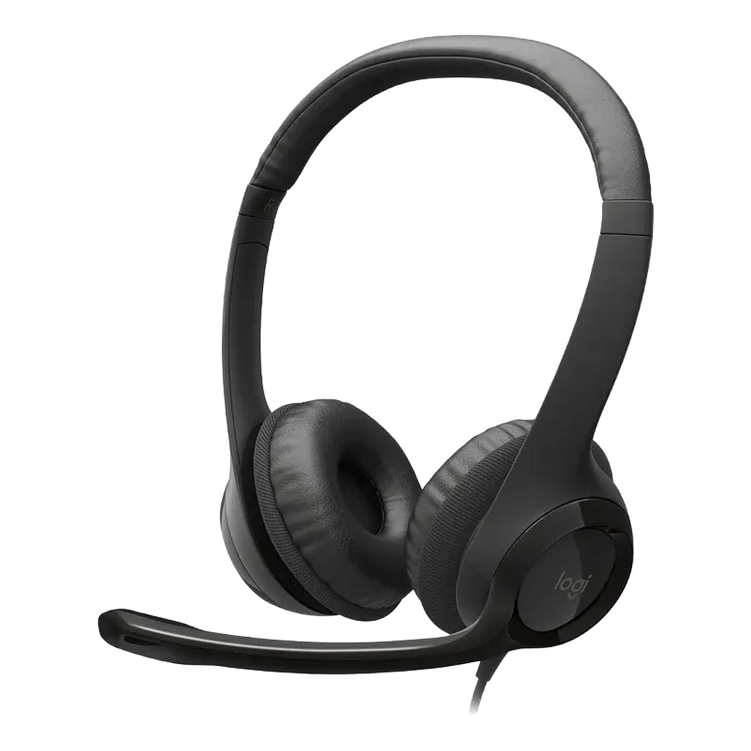 Audífonos Logitech H390 USB – Diadema con Micrófono para Oficina y Call Center 1