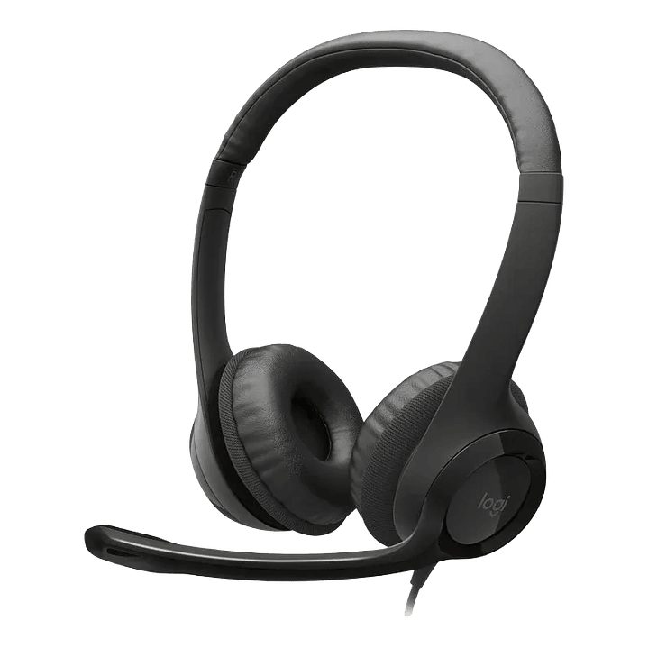 Audífonos Logitech H390 USB – Diadema con Micrófono para Oficina y Call Center 1