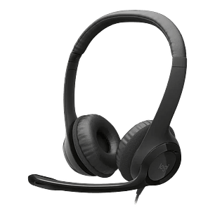 Audífonos Logitech H390 USB – Diadema con Micrófono para Oficina y Call Center