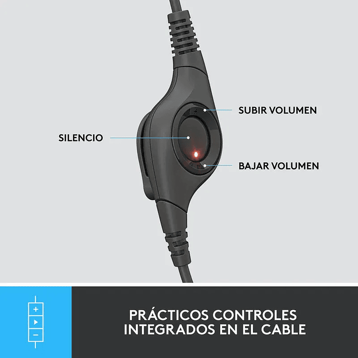 Audífonos Logitech H390 USB – Diadema con Micrófono para Oficina y Call Center 6