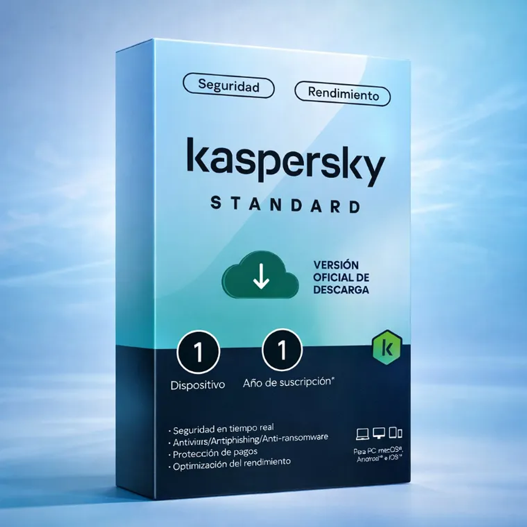 Kaspersky Standard – Antivirus con protección en tiempo real y navegación segura 1