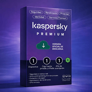 Kaspersky Premium – Seguridad definitiva con protección de identidad, VPN, soporte técnico y más