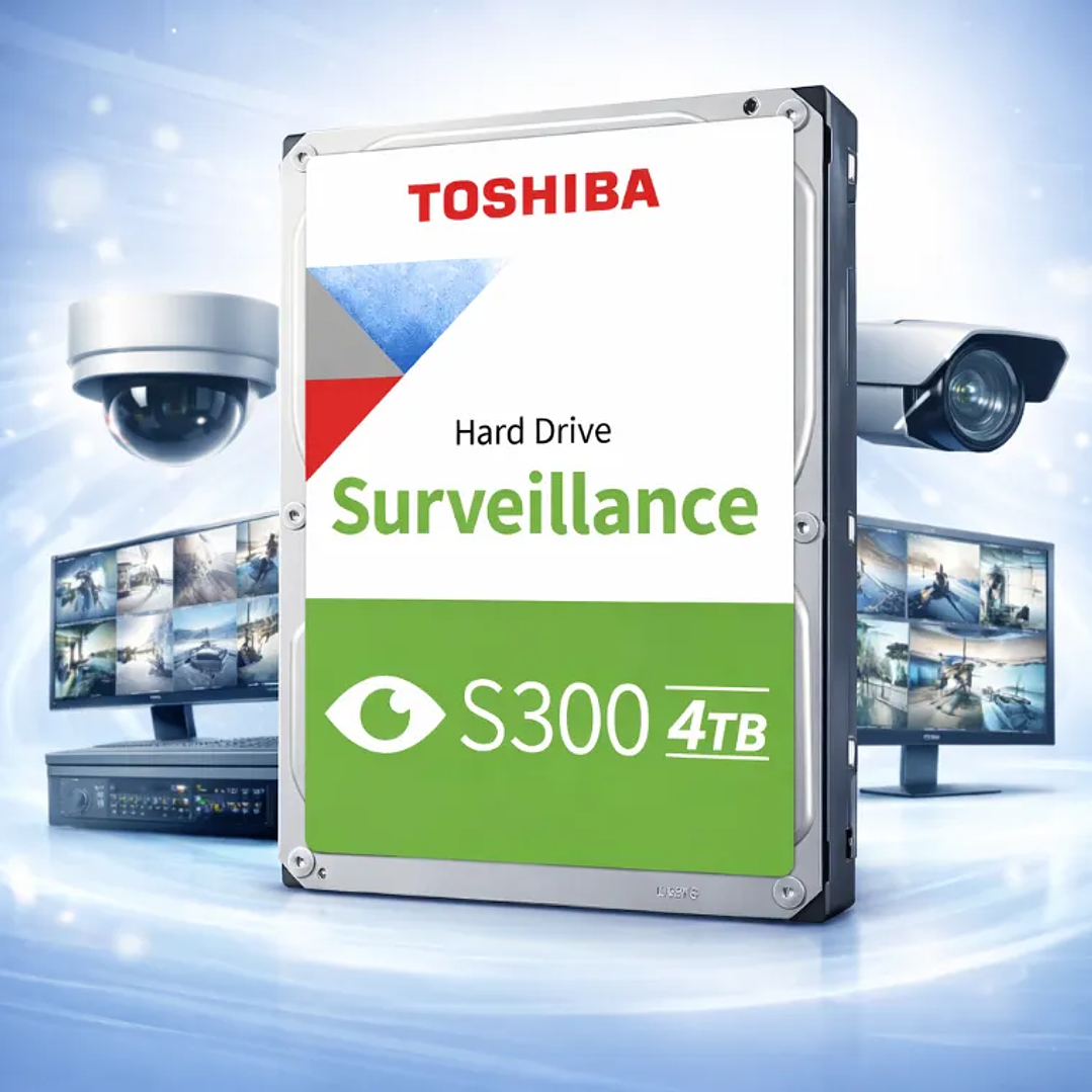 Toshiba S300 Pro – Disco Duro Interno para Videovigilancia 24/7 2