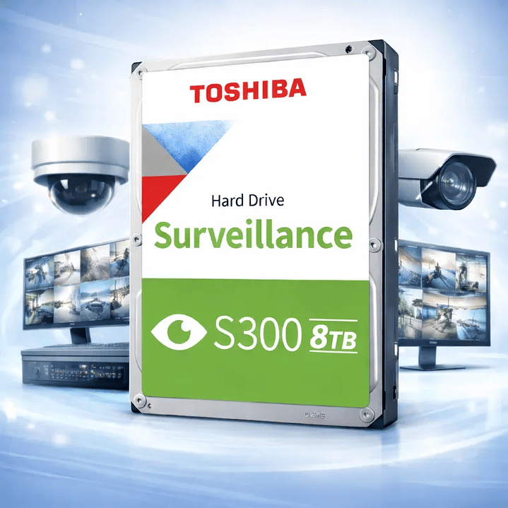 Toshiba S300 Pro – Disco Duro Interno para Videovigilancia 24/7 4
