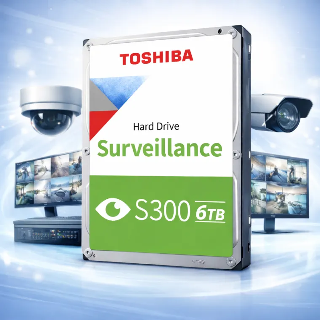 Toshiba S300 Pro – Disco Duro Interno para Videovigilancia 24/7 3