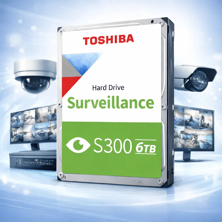 Toshiba S300 Pro – Disco Duro Interno para Videovigilancia 24/7 3