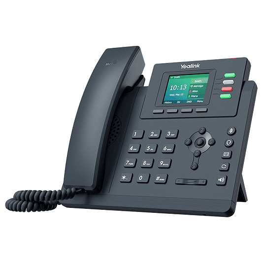 YEALINK T33P - TELEFONO IP BASICO CON 4 LINEAS Y LCD EN COLOR