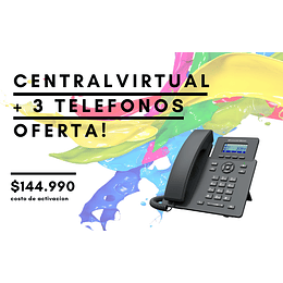 KIT CENTRAL TELEFONICA VIRTUAL 3 ANEXOS