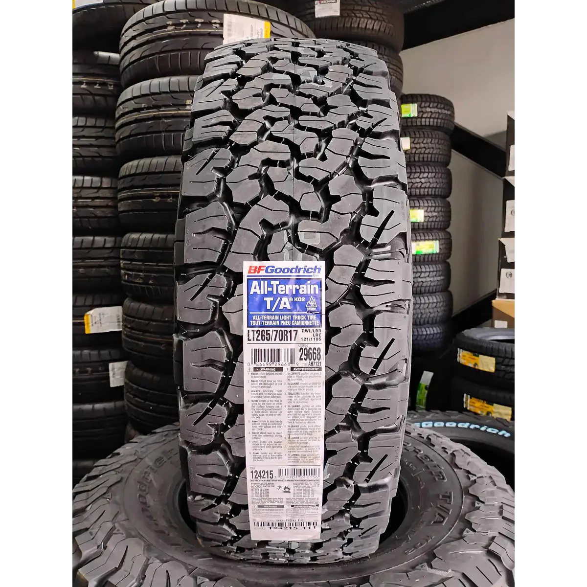 NEUMATICO 265/70R17 121/118S BFGOODRICH ALL TERRAIN KO2