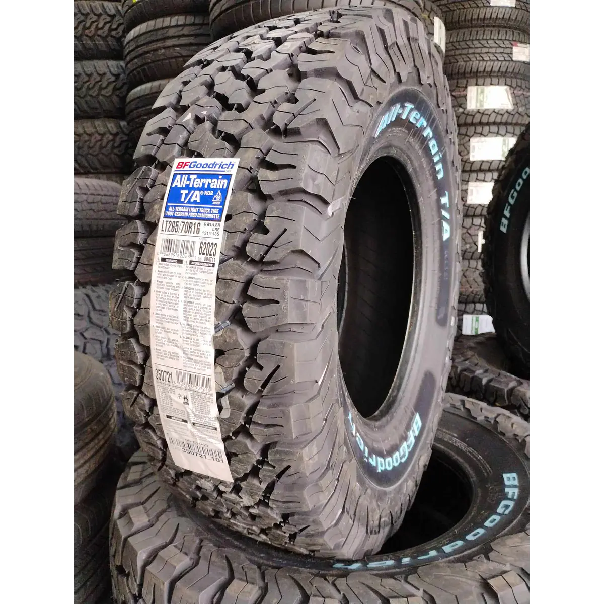 NEUMATICO 265/70R16 121/118S BF GOODRICH ALL TERRAIN TA KO2