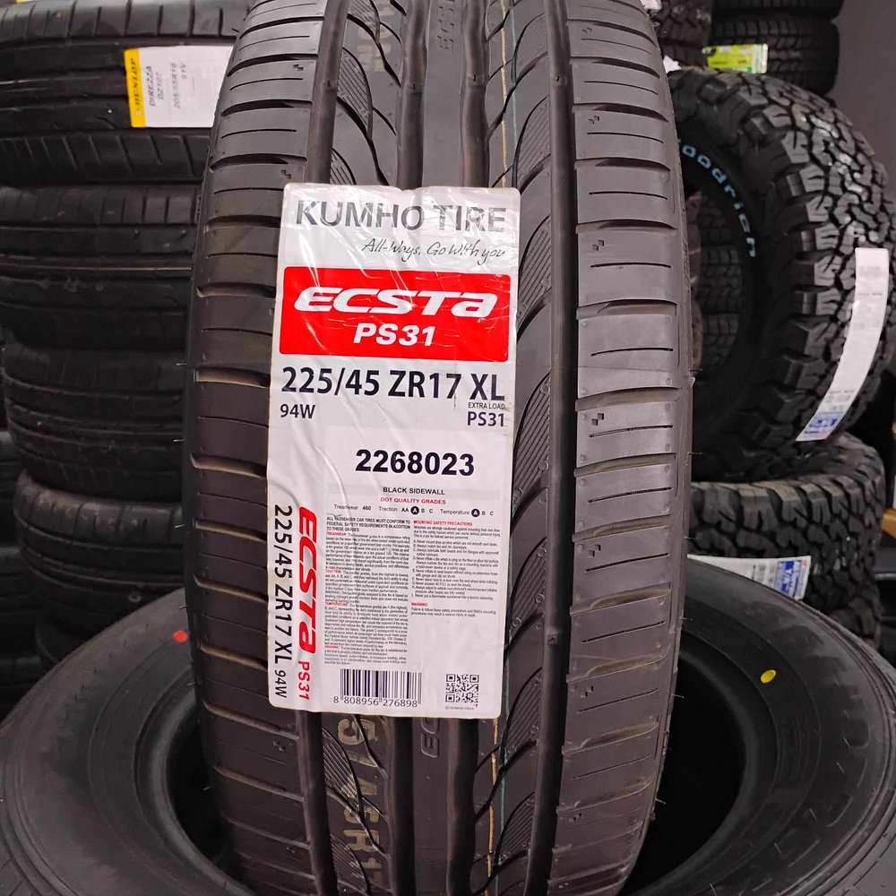 NEUMATICOS 225/45R17 94W KUMHO ECSTA PS31 