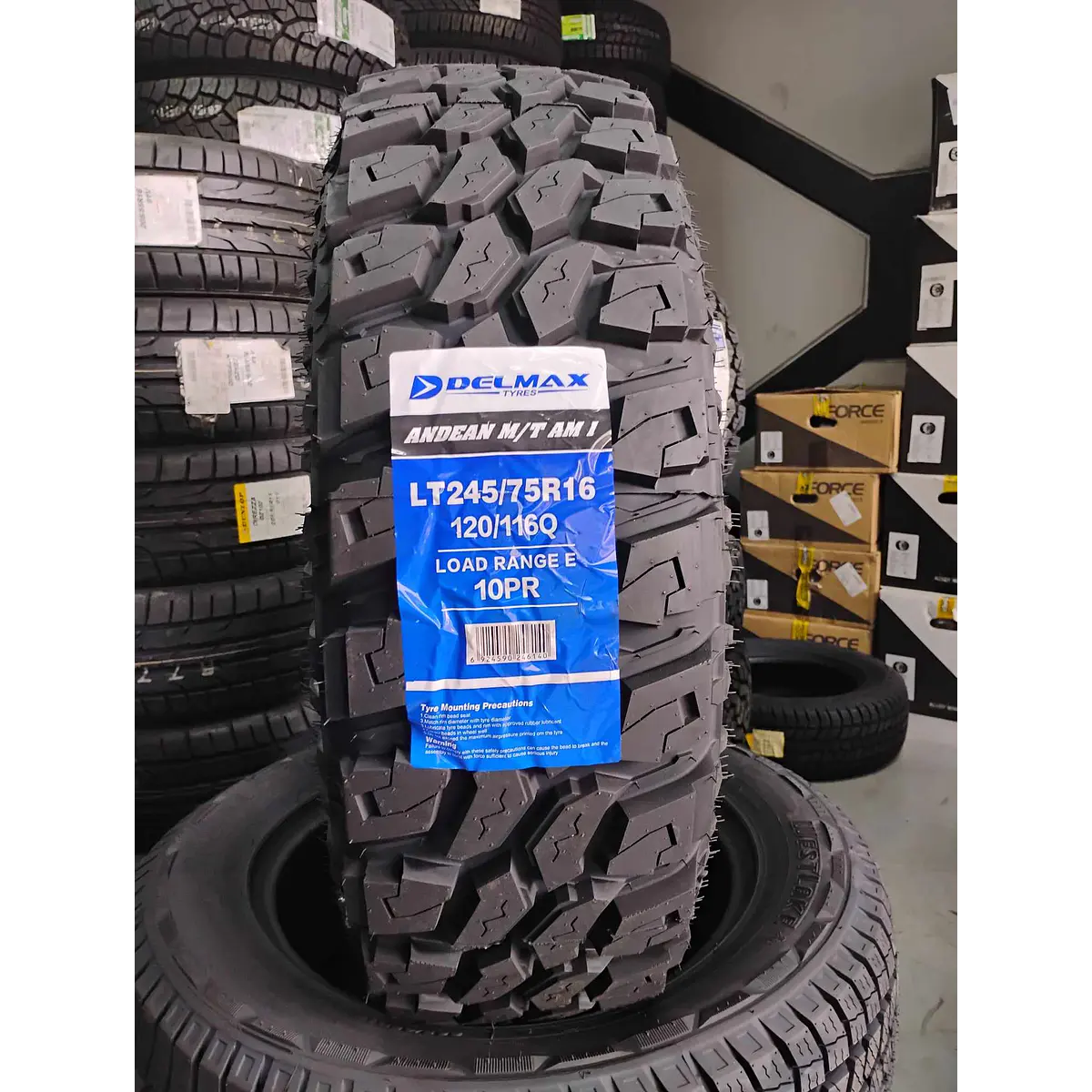 NEUMATICO 245/75R16 120/116Q 10PR DELMAX ANDEAN M/T AM1