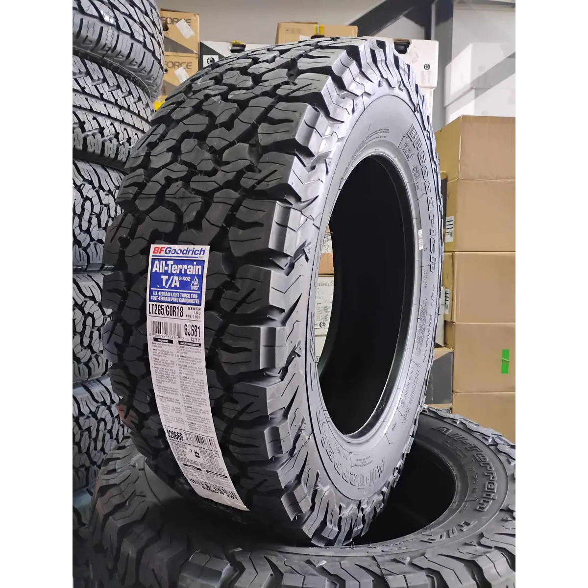 NEUMATICO LT265/65R18 122/119R 10PR BFGOODRICH ALL TERRAIN