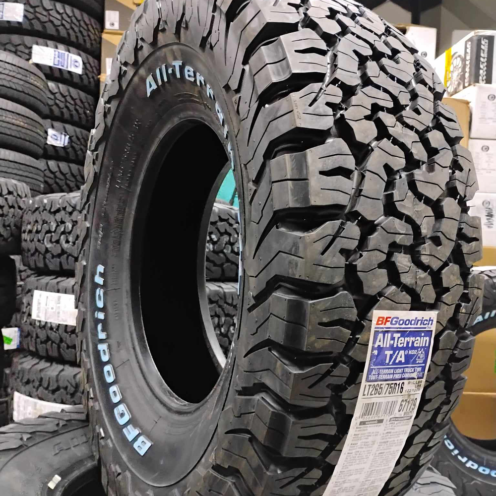 NEUMATICO 265/75R16 123/120R 10PR BF GOODRICH ALL TERRAIN T/A KO2 