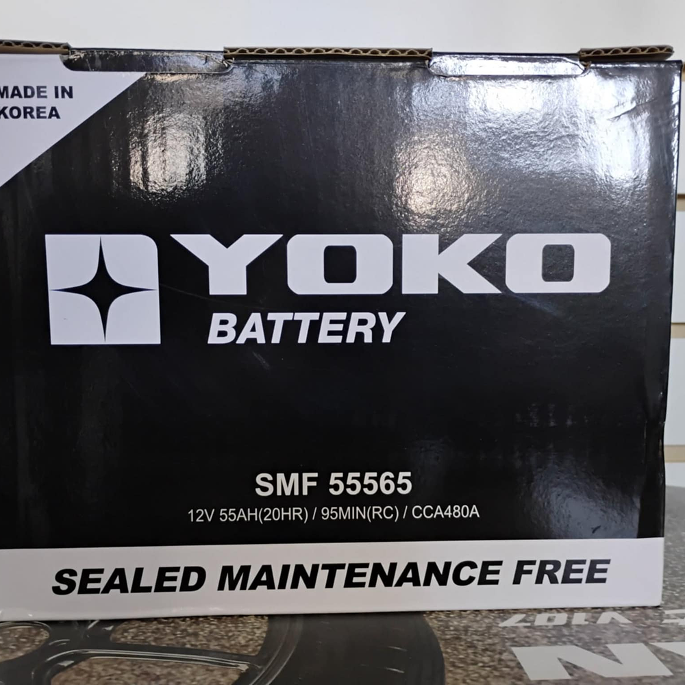 BATERIA YOKO 55 AMPERES, 12V ,SMF 55565