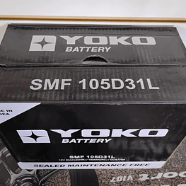 BATERIA YOKO 90 AMPERES, 12V ,SFM105D31L