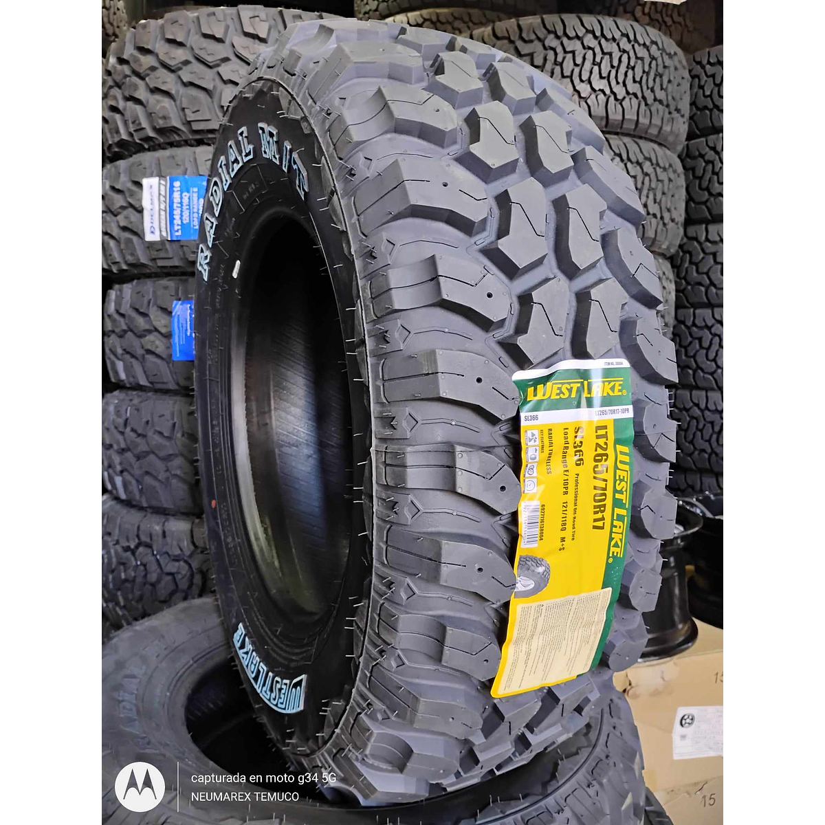 NEUMATICOS 265/70R17 121Q 10PR WESTLAKE SL366