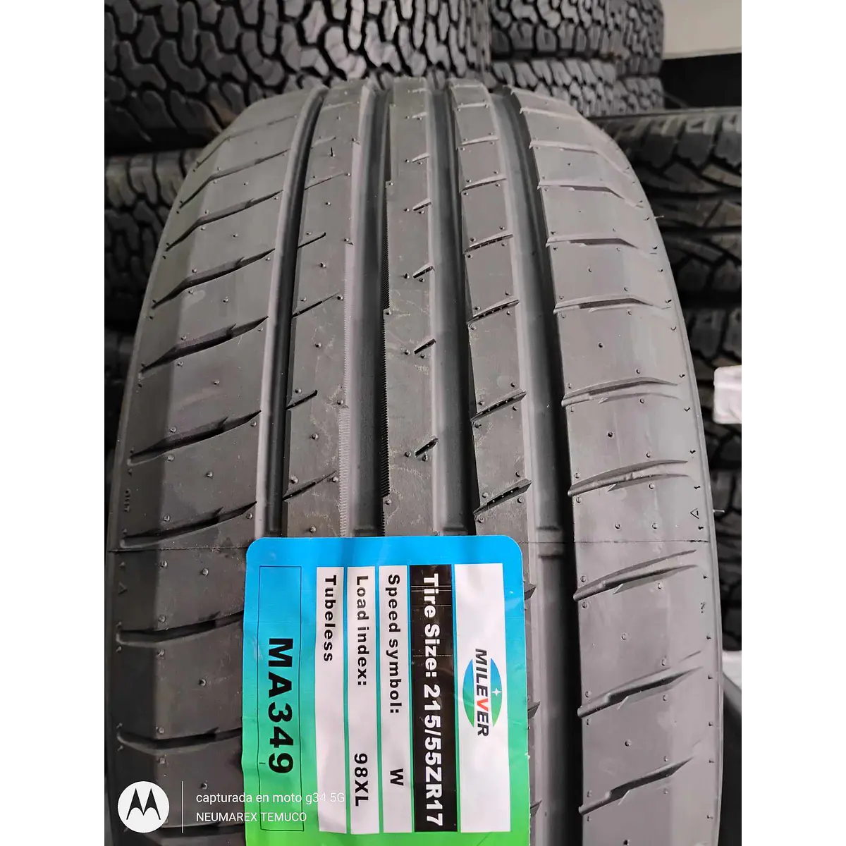Neumático 215/55R17 98W XL Milever MA349