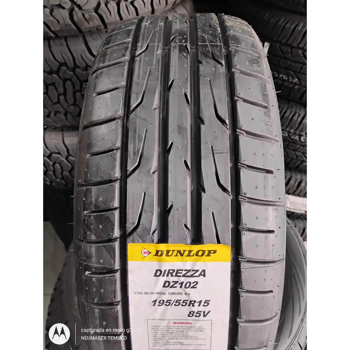 NEUMATICO 195/55R15 85V DUNLOP DIREZZA DZ102