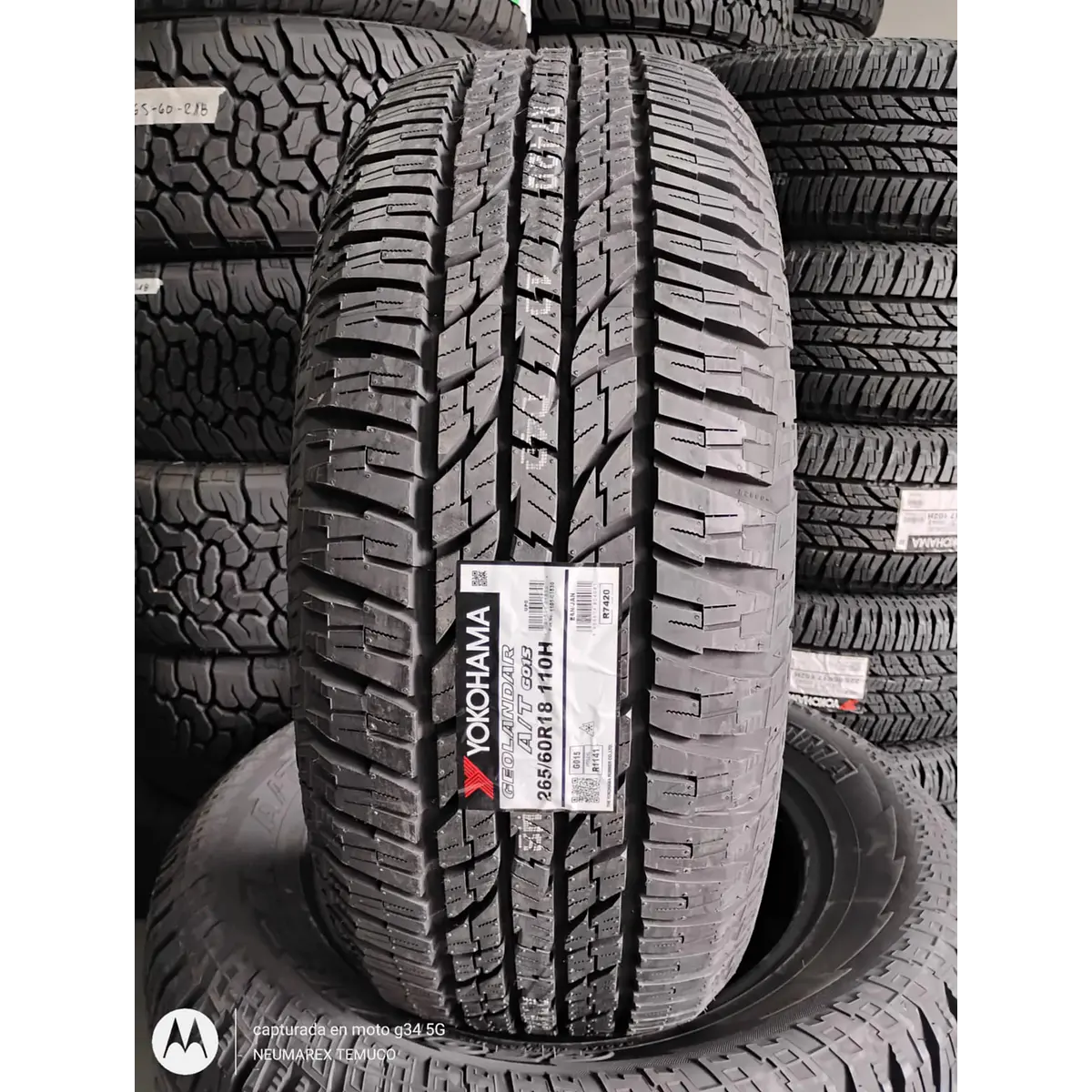 NEUMATICO 265/60R18 110H YOKOHAMA GEOLANDAR A/T G015