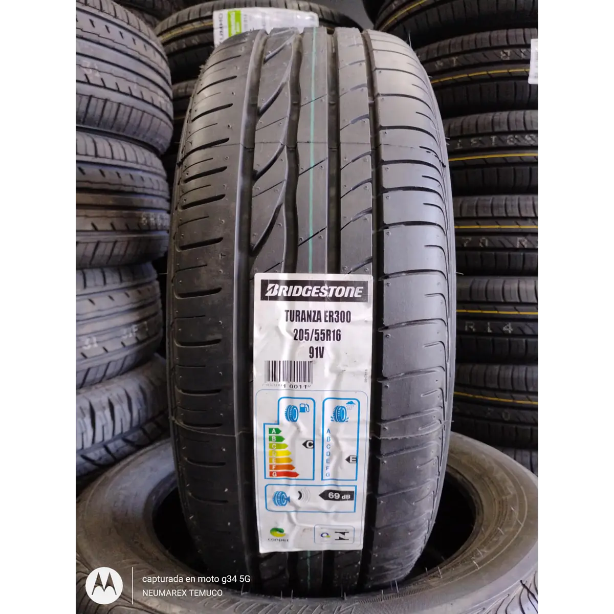 NEUMATICO 205/55R16 91V BRIDGESTONE TURANZA ER300