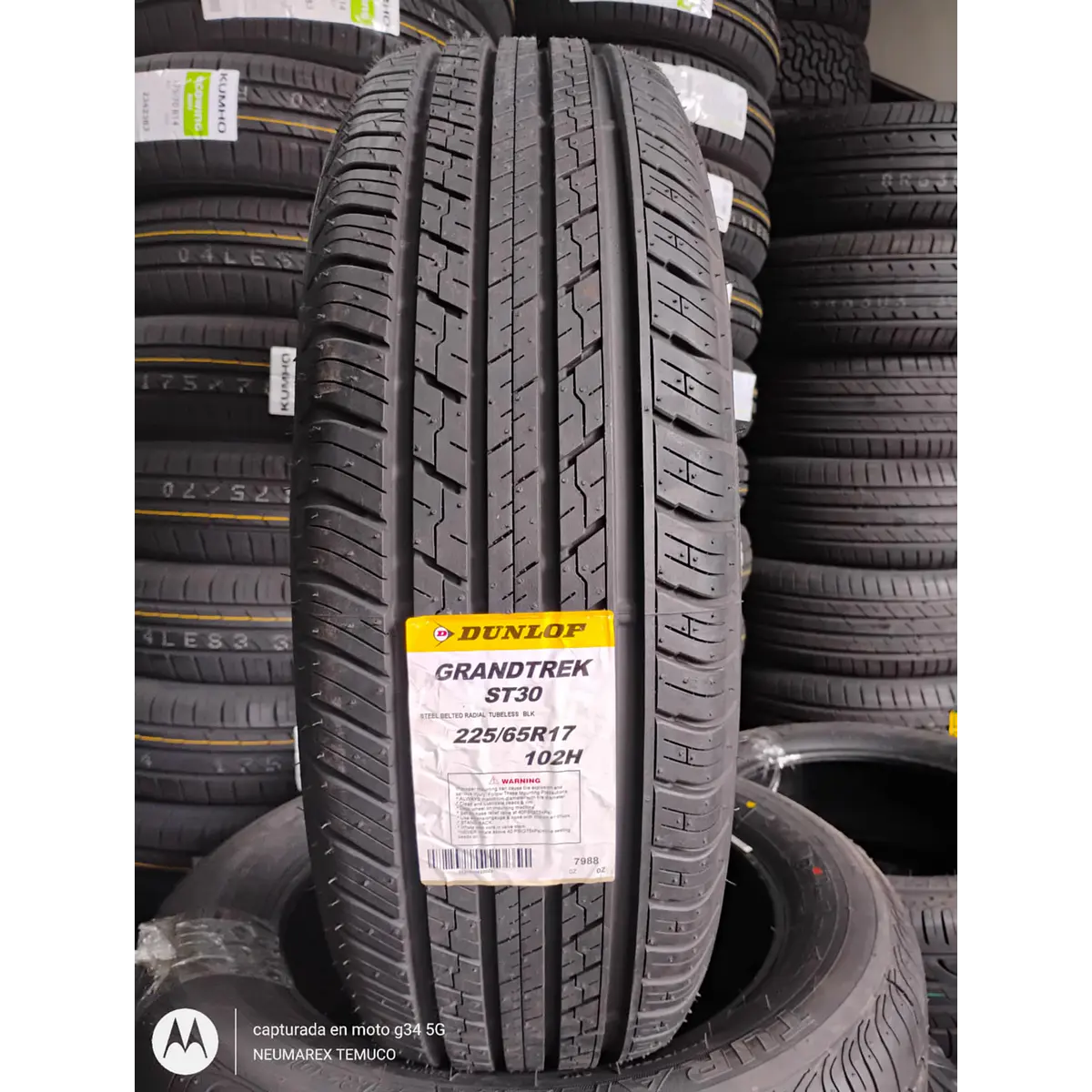 【DUNLOP GRANDTREK ST30 225/65R17】夏タイヤ 4本【日産 T31 エクストレイル 純正ホイール 17インチ 7J5HPCD114.3+45】　(TH214) クレジットカード QR決済可能 NEUMATICO 225/65R17 102H DUNLOP GRANDTREK ST30