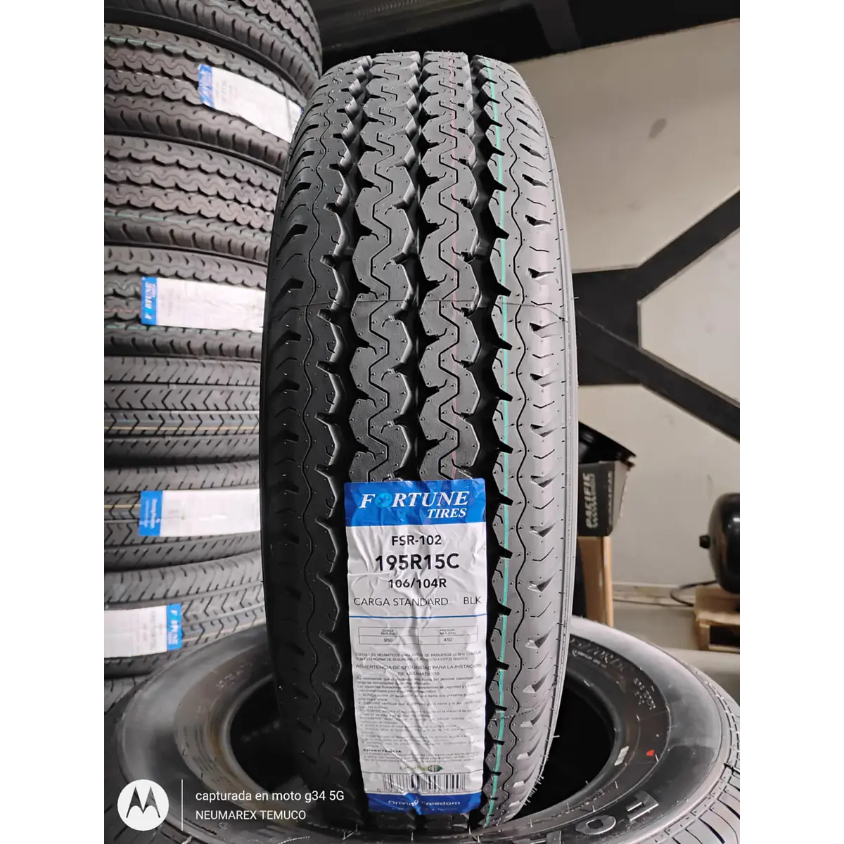 NEUMATICO 195R15C 106/104R 8PR FORTUNE FSR-102