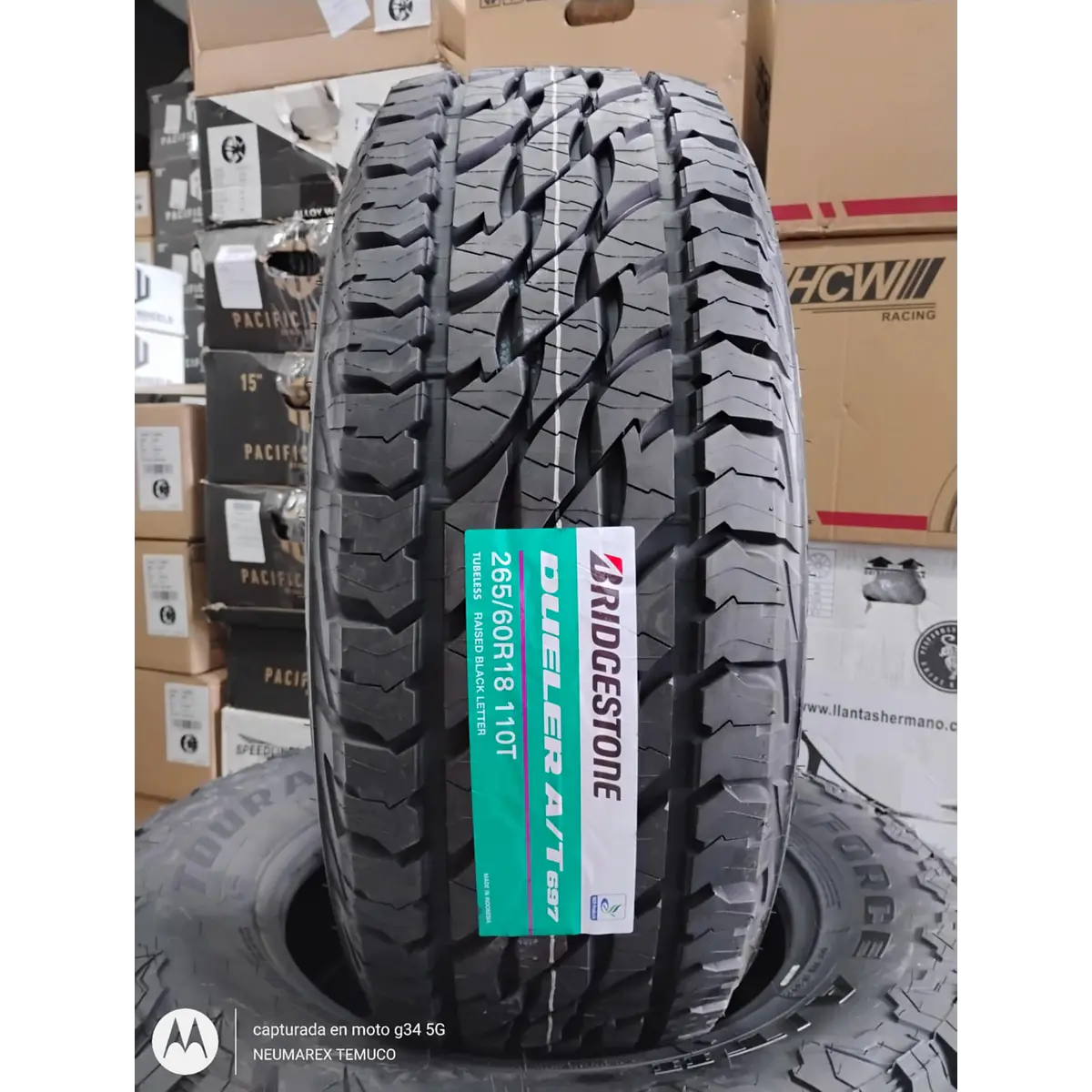 NEUMATICO 265/60R18 110T BRIDGESTONE DUELER A/T 697