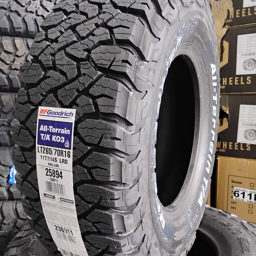 NEUMATICO 265/70R16 117/114S BF GOODRICH ALL-TERRAIN T/A KO3