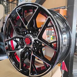 LLANTA ARO 14, 6"PULGADAS MULTIAPERNADURA 4X100-4X114.3