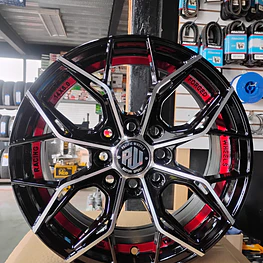 LLANTA ARO 14, 6"PULGADAS, APERNADURA 4X100-4X114.3