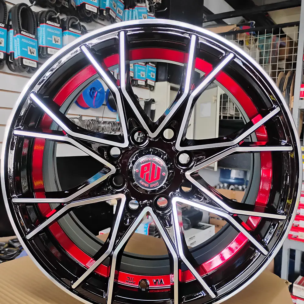 LLANTA ARO 14, 6"PULGADAS, APERNADURA 4X100-4X114.3