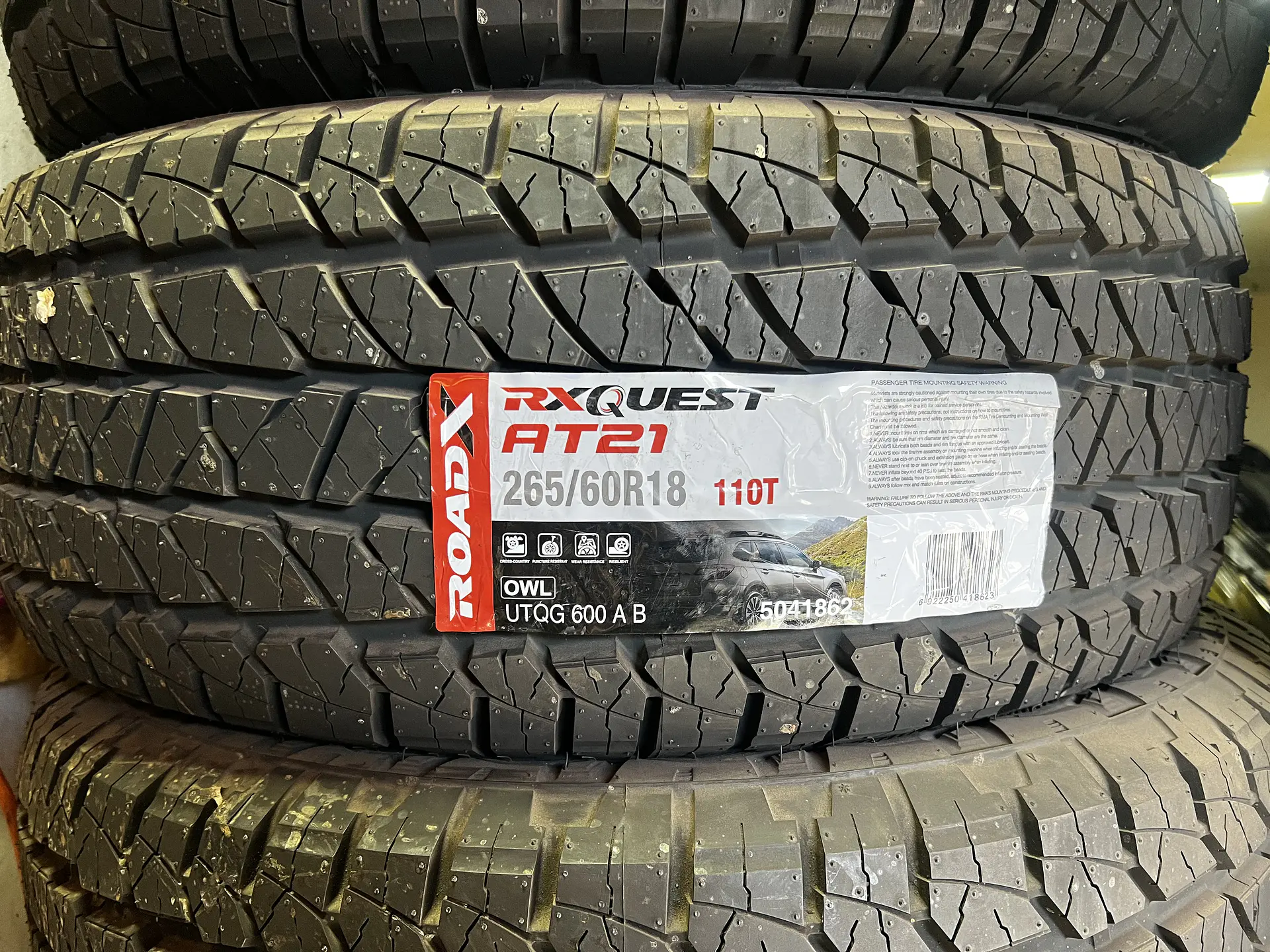 Neumático 265/60R18 A/T Roadx At21 1