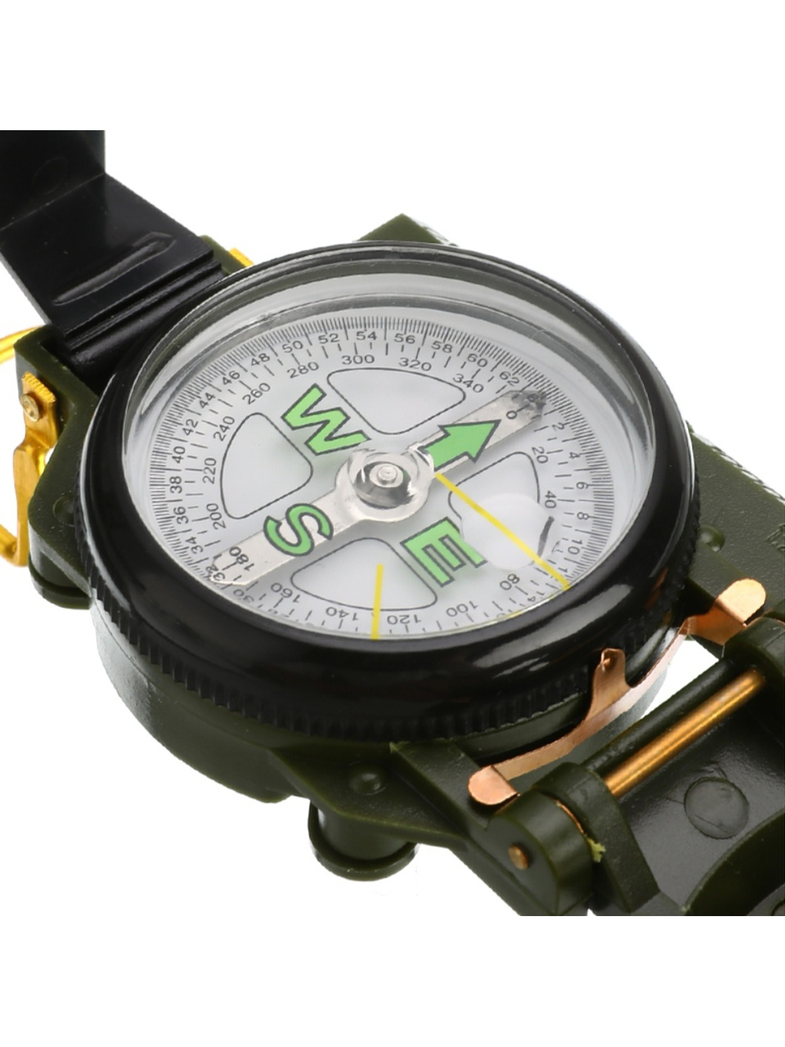 Brújula Táctica Lensática con Lente Plegable 2