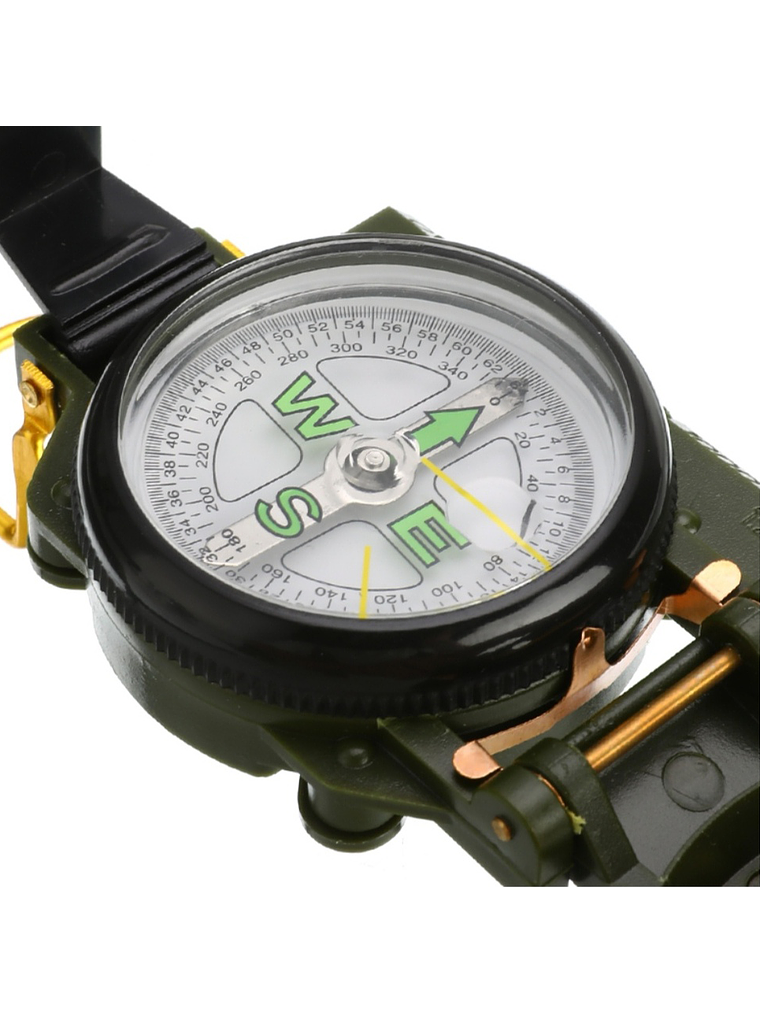 Brújula Táctica Lensática con Lente Plegable 2