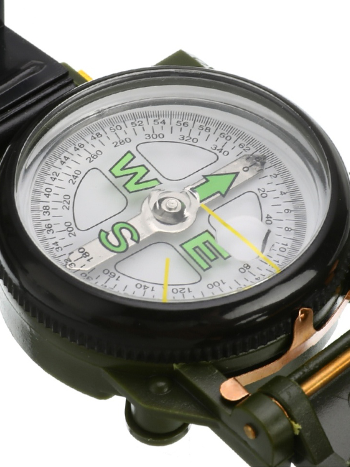 Brújula Táctica Lensática con Lente Plegable 1