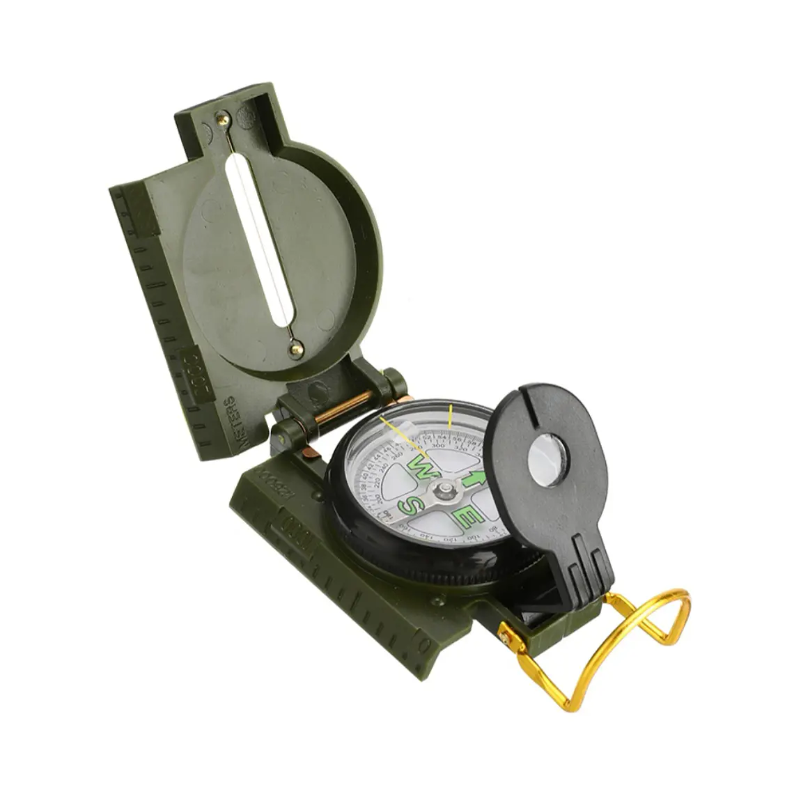 Brújula Táctica Lensática con Lente Plegable 1