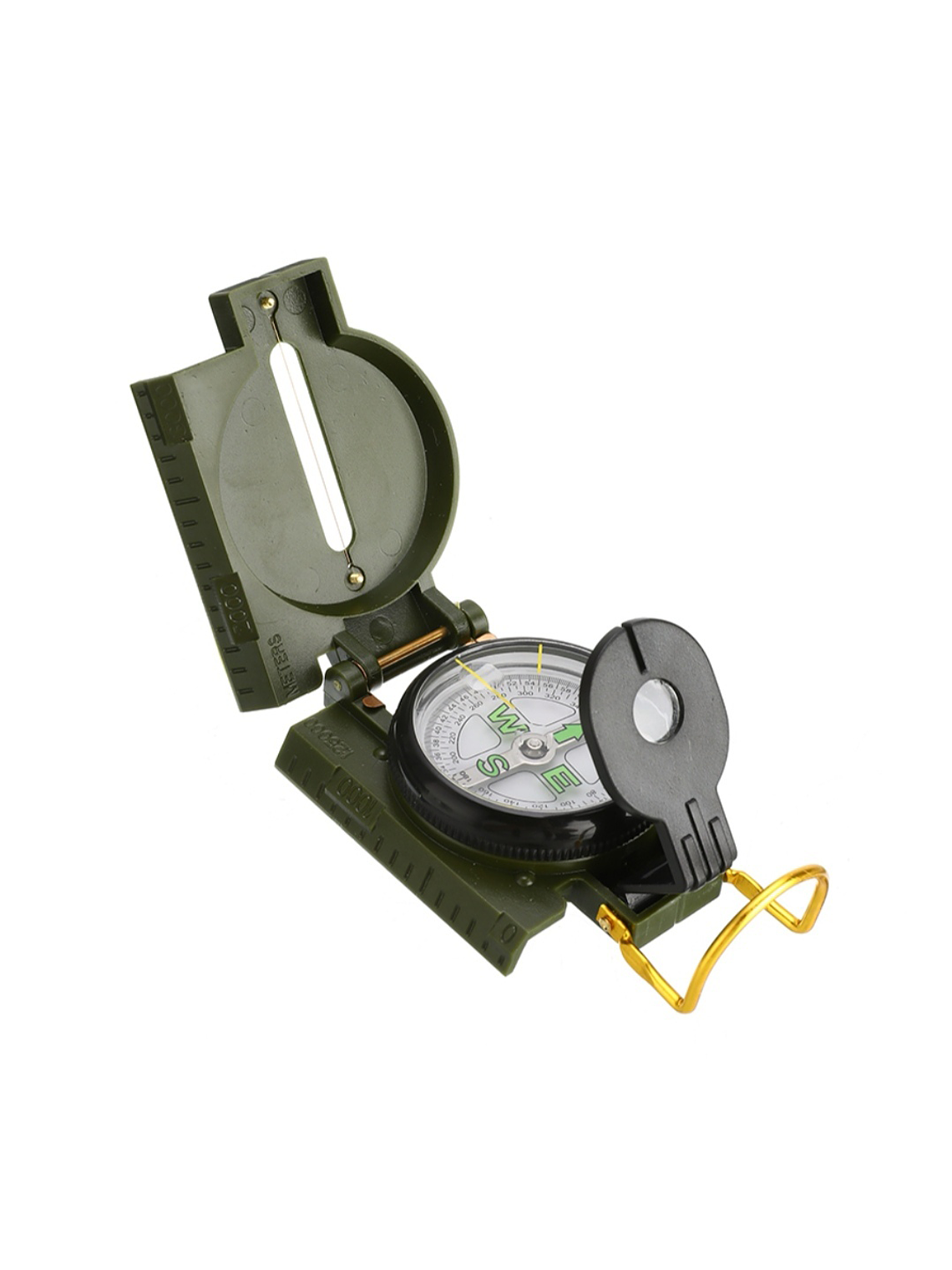 Brújula Táctica Lensática con Lente Plegable 1