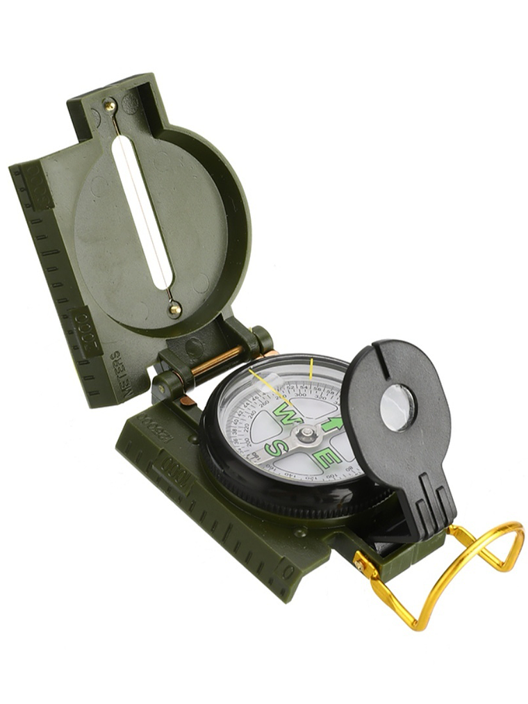 Brújula Táctica Lensática con Lente Plegable 2