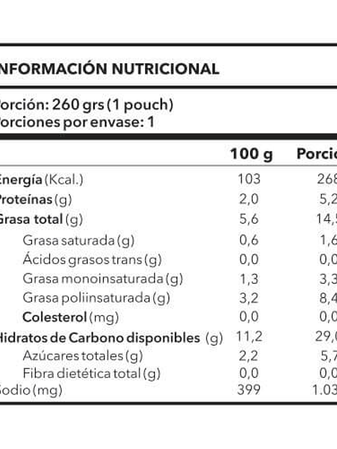 Pastas con salsa pomodoro 260 gramos 3