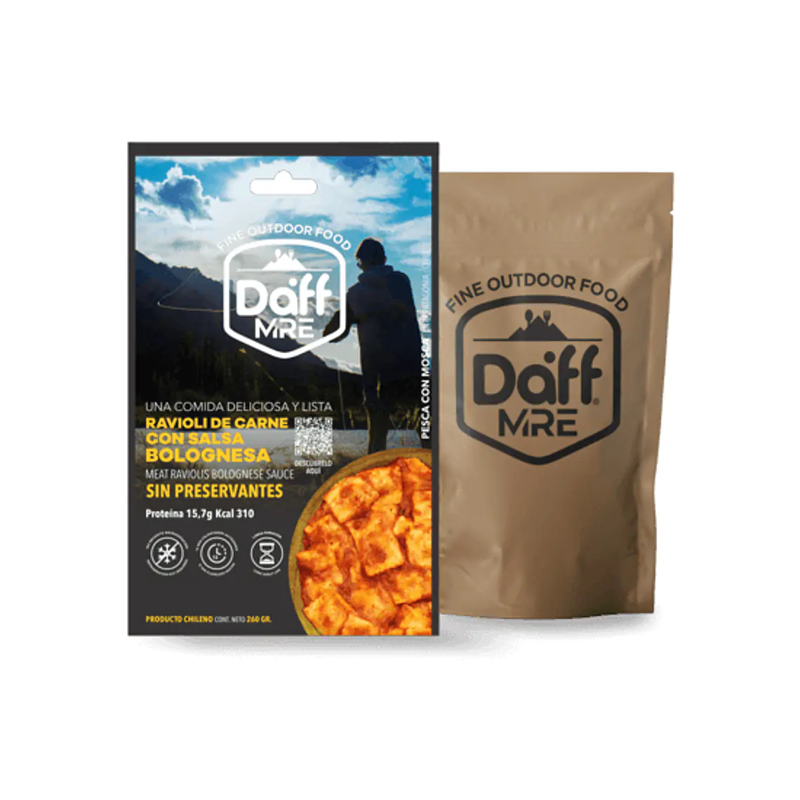 Raviolis de carne con salsa bolognesa 260 gramos 1