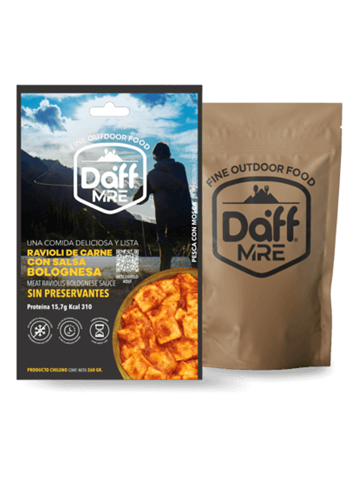 Raviolis de carne con salsa bolognesa 260 gramos 1