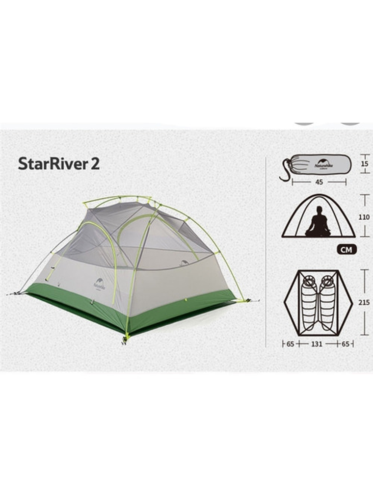 Carpa  Star River 2 Ultralight + Faldon 3