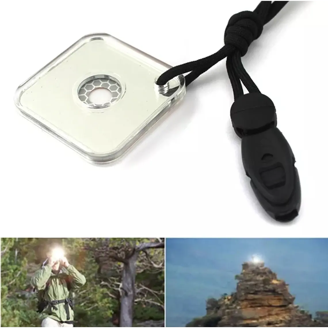 Espejo de Señal con Silbato 1