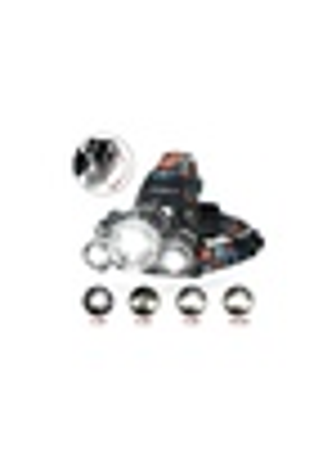 Linterna Frontal Triple Foco 2